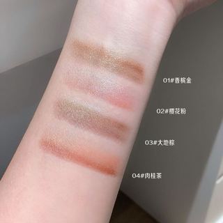 Kem Phấn Mắt 3 Màu KAKASHOW - Phấn Mắt Chuyển Màu Nâu Đất Tự Nhiên Phong Cách Hàn Quốc Cho Người Mới Bắt Đầu Chống Thấm Nước Di Động Dễ Sử Dụng C602