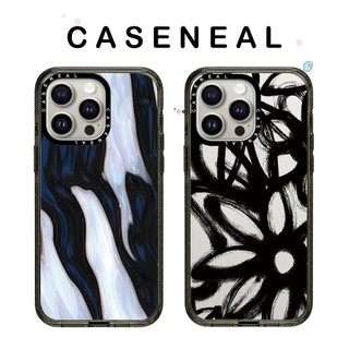 CASENEAL Marbling Vỏ Điện Thoại Acrylic Chất Lượng Cao Thích Hợp Cho iPhone 17ProMax 17pro 17 air 16promax 16 15promax 15 14promax 13 13promax Ốp Lưng Cứng Chống Rơi Thời Trang
