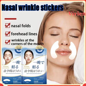 Nâng miếng dán mũi lông vũ trắng Nhật Bản 18 chiếc, thắt chặt, nếp nhăn và làm sáng các góc miệng, trán và mặt nạ mắt