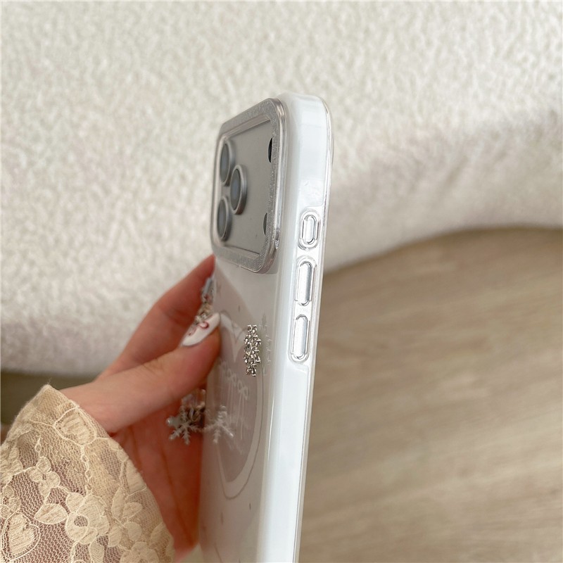 Ốp điện thoại TPU họa tiết nơ tình yêu cho iPhone 17 Pro max 16 Pro