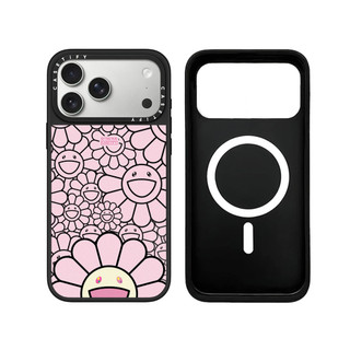 Không Dây Từ Tính Cho iPhone 17 16 15 14 13 Pro Max Plus Nụ Cười Cầu Vồng Hoa Miếng Dán Cạnh Đen Cứng Ốp điện thoại Khắc Logo
