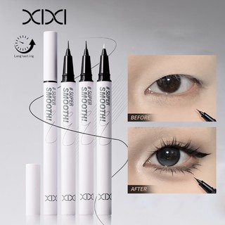 XIXI Bút Kẻ Mắt Siêu Mịn - 3 Giây Nhanh Khô Lâu Dài Chống Thấm Nước Chống Mồ Hôi Chống Thấm Nước Đen Brwon Bút Kẻ Mắt Trắng D944