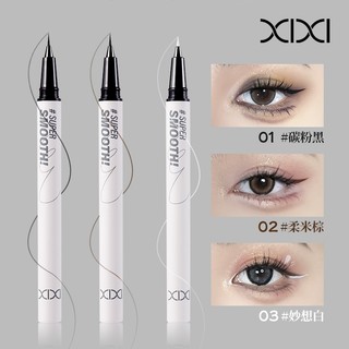 XIXI Bút Kẻ Mắt Siêu Mịn - 3 Giây Nhanh Khô Lâu Dài Chống Thấm Nước Chống Mồ Hôi Chống Thấm Nước Đen Brwon Bút Kẻ Mắt Trắng D944