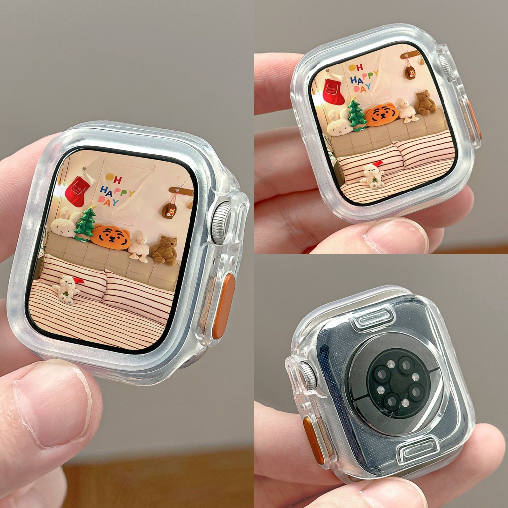 Ốp điện thoại mềm chống mài mòn siêu nửa gói dành cho nam Thích hợp cho Apple Watch S11 SE3 S10 S9 S8 SE S7 S6 46mm 42mm 40mm 44mm 41mm 45mm