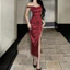 đầm nữ xanh dương dự tiệc cao cấp sang chảnh body dáng dài dạ hội đầm xinh trễ vai tiểu thư thiết kế nàng thơ party night dạ hội