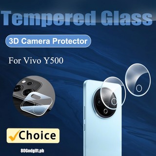 Miếng Dán Bảo Vệ Camera 3D Cường Lực 9H 8K Cho Vivo Y500/Y400/Y300/Y200/Y100 Pro Plus GT Y200e Y100i 4G 5G, Ống Kính Bảo Vệ Toàn Diện
