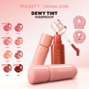 【Limited】Son Tint MAGEFY Watery Glow Hiệu Ứng Mặt Gương, Dưỡng Ẩm 12H KHÔNG DÍNH CỐC MF-L02