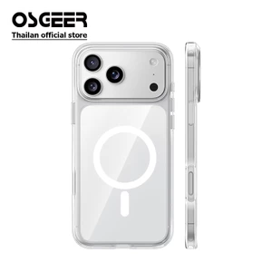 OSGEER cho iPhone 17 air 11 / 12 / 13 / 14 / 15 / 16 16e Pro Vỏ từ tính, Bảo vệ cấp quân sự chống sốc, Chống vàng, Trong suốt mỏng có túi khí Vỏ điện thoại bảo vệ