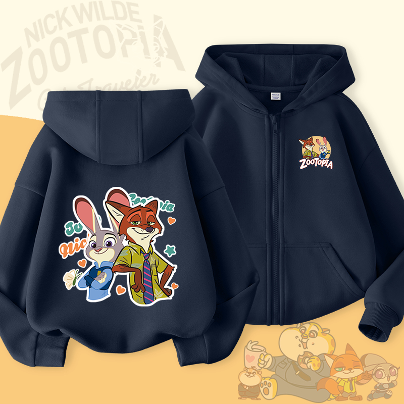 W.G.Q Áo Hoodie bé trai / bé gái, mùa xuân thu mỏng giản dị thoải mái, với in hình thành phố động vật điên rồ