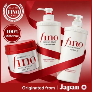【FINO】Bộ Dầu gội, xả, mặt nạ tăng cường độ chắc phù hợp mọi loại tóc nhập Nhật không silicon