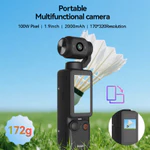 1080P WiFi Thể Thao Có Thể Đeo Camera Du Lịch Xe Đạp Lái Xe Máy Ghi Âm Mini Thể Thao Cho Xe Máy Và Vlogging (với SDcard32GB) — ảnh 4