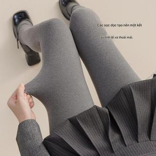 Quần Legging Màu Xám Dày Dặn Cho Nữ - Chất Vải Lông Cừu Giữ Ấm Tốt Cho Mùa Đông