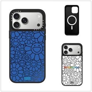 Từ Tính Không Dây Cho iPhone 17 16 15 14 13 Pro Max Plus Rainbow Mulit-Hoa Đen Cạnh Cứng Ốp điện thoại Ốp điện thoại Khắc Logo