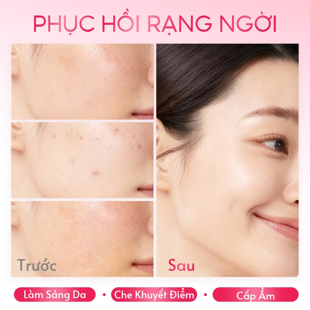 Kem Lót Trang Điểm Cyeecare Sáng Da trang điểm nền tự nhiên kiềm dầu chuyên dụng 20g
