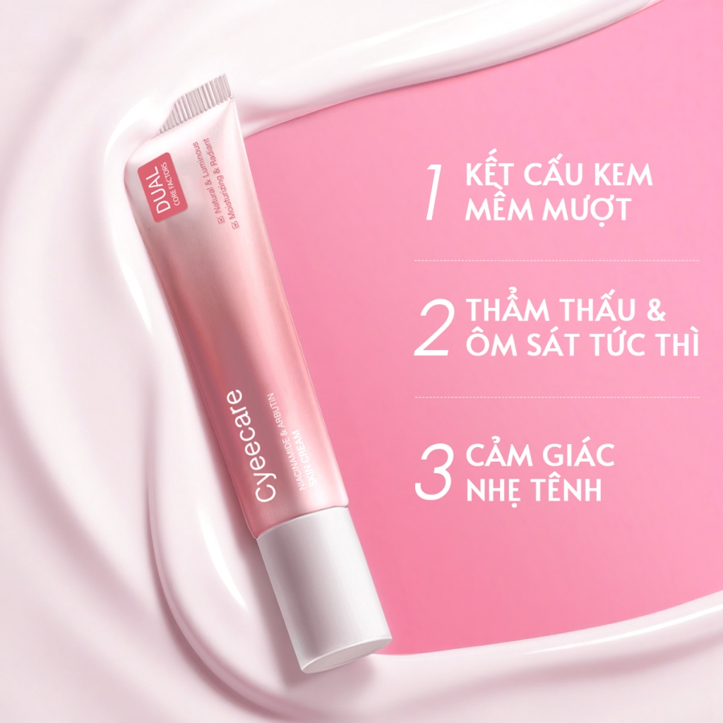 Kem Lót Trang Điểm Cyeecare Sáng Da trang điểm nền tự nhiên kiềm dầu chuyên dụng 20g