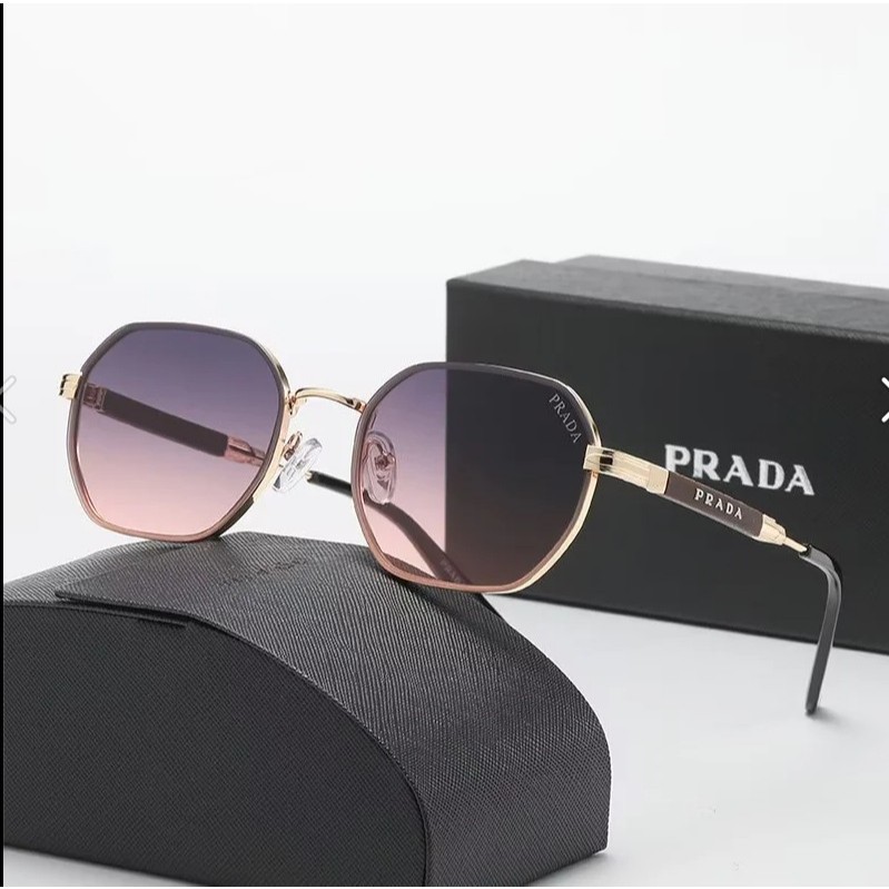 Kính râm Polygon gọng nhỏ unisex, phù hợp cho du lịch và lái xe ngoài trời
