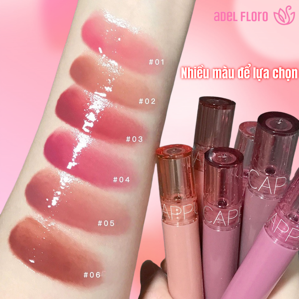 Adel Glass Lip Lacquer - Độ bóng ống nước cao, không dính & dưỡng ẩm, hiệu ứng môi thủy tinh Viral