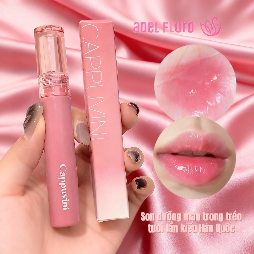 Adel Glass Lip Lacquer - Độ bóng ống nước cao, không dính & dưỡng ẩm, hiệu ứng môi thủy tinh Viral