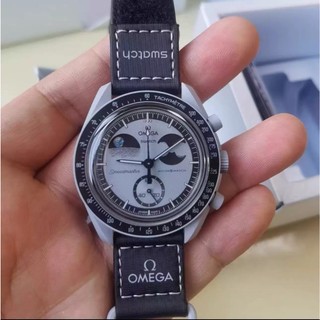 Đồng hồ đeo tay nam mới Đồng hồ đeo tay dạ quang đầy đủ chức năng Quarz Chronograph