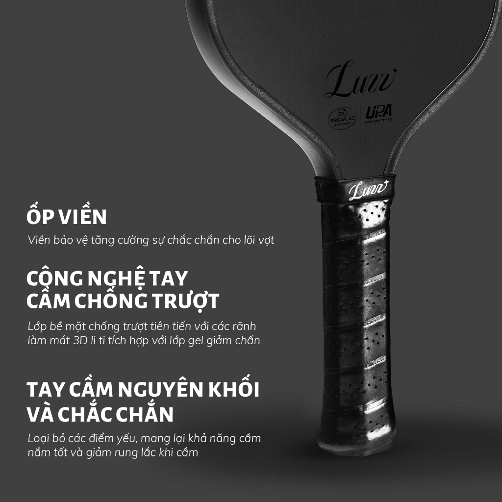 Vợt Pickleball LUZZ  Cannon Paddle T700 Bề Mặt Ma Sát Carbon  Đúc Nhiệt | BigBuy360 - bigbuy360.vn