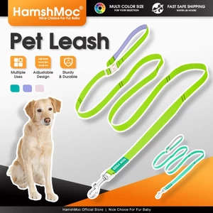 HamshMoc Pet Lead Nhiều Tay Cầm Mềm Khóa An Toàn Nylon Bền Sử Dụng Hàng Ngày