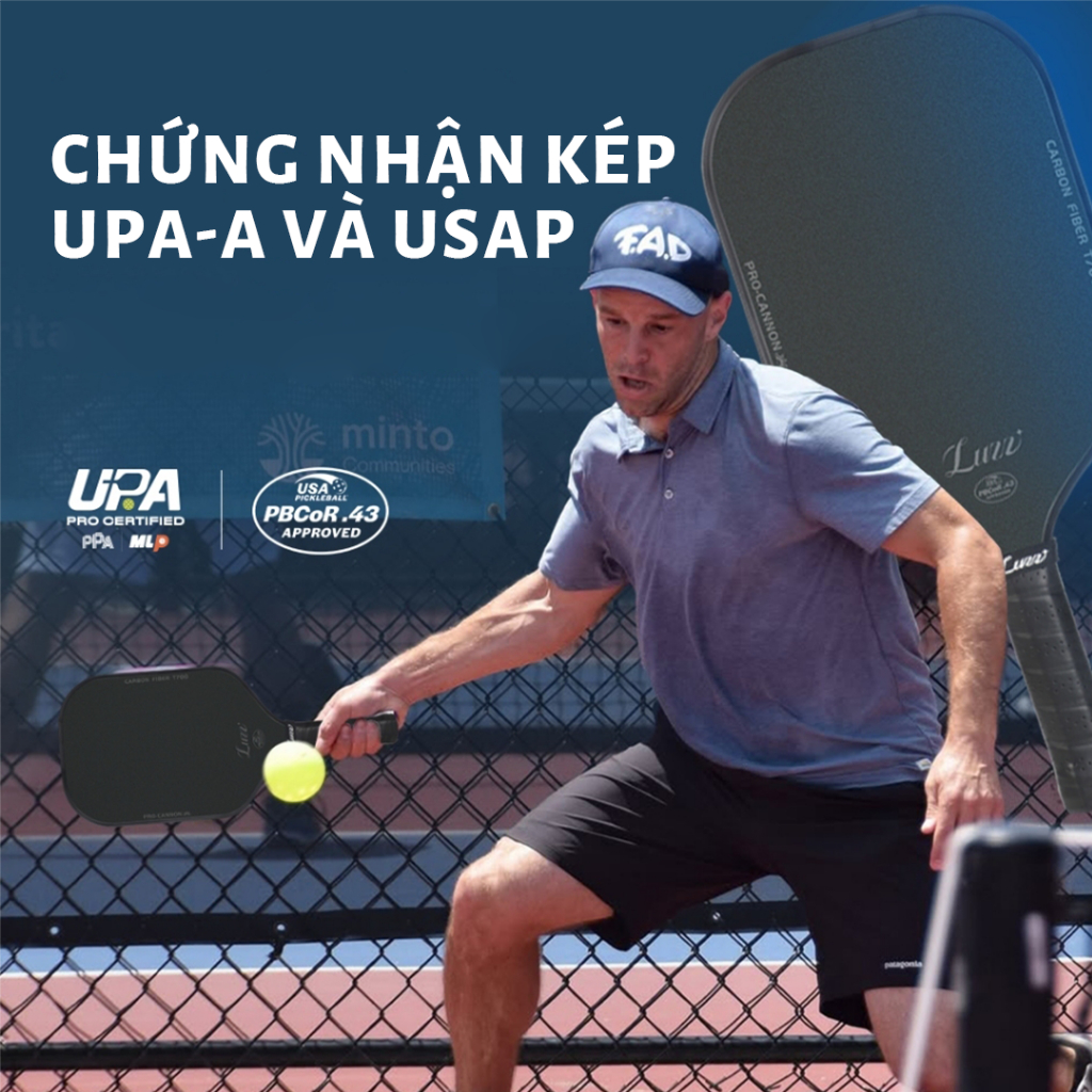 Vợt Pickleball LUZZ  Cannon Paddle T700 Bề Mặt Ma Sát Carbon  Đúc Nhiệt | BigBuy360 - bigbuy360.vn