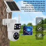MHXCEES Camera 4G không dây 6MP 2 ống kính [Tặng data 4G] Camera chống nước ngoài trời Tuya — ảnh 3