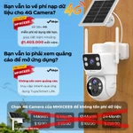 MHXCEES Camera 4G không dây 6MP 2 ống kính [Tặng data 4G] Camera chống nước ngoài trời Tuya — ảnh 2