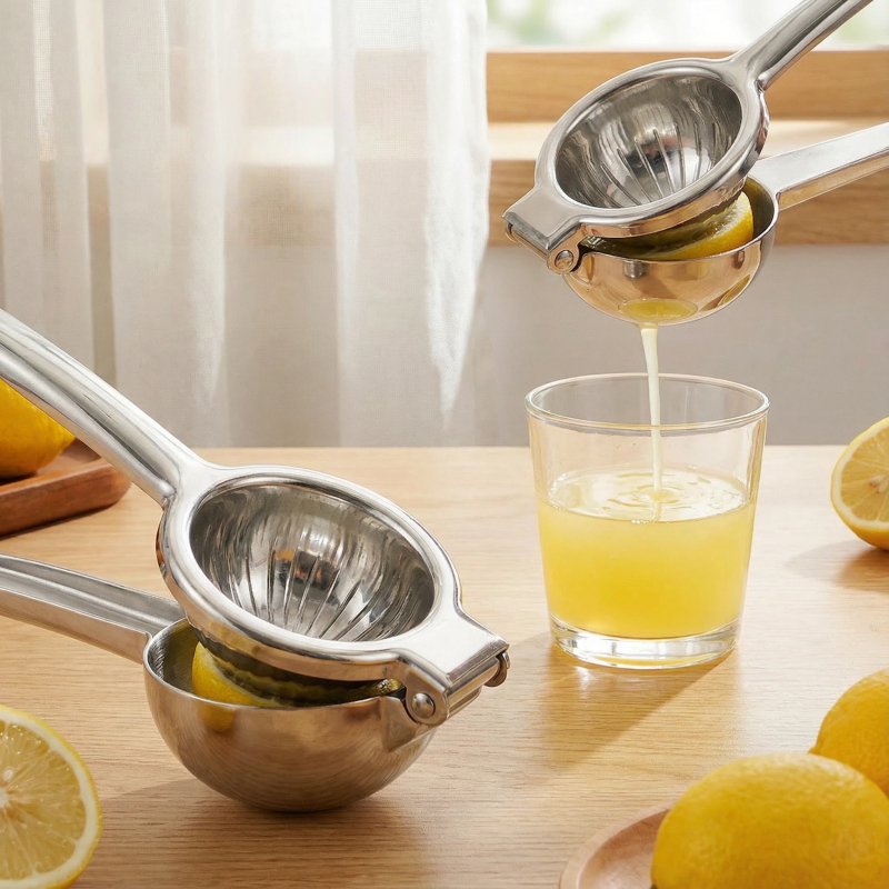 Máy Ép Trái Cây Tay 304 Inox | Dụng Cụ Vắt Chanh, Cam, Chanh Dây Thủ Công | Manual 304 Stainless Steel Lemon Squeezer – Citrus & Lime Hand Juicer