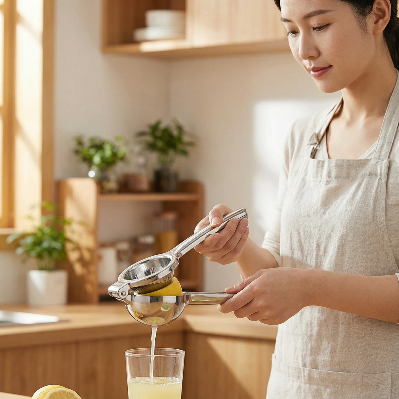 Máy Ép Trái Cây Tay 304 Inox | Dụng Cụ Vắt Chanh, Cam, Chanh Dây Thủ Công | Manual 304 Stainless Steel Lemon Squeezer – Citrus & Lime Hand Juicer
