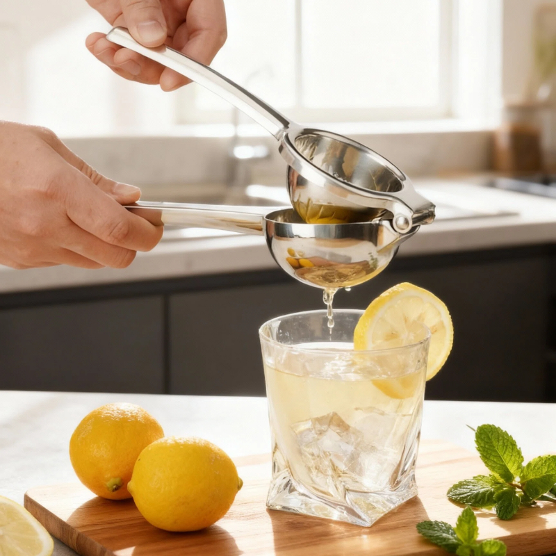 Máy Ép Trái Cây Tay 304 Inox | Dụng Cụ Vắt Chanh, Cam, Chanh Dây Thủ Công | Manual 304 Stainless Steel Lemon Squeezer – Citrus & Lime Hand Juicer