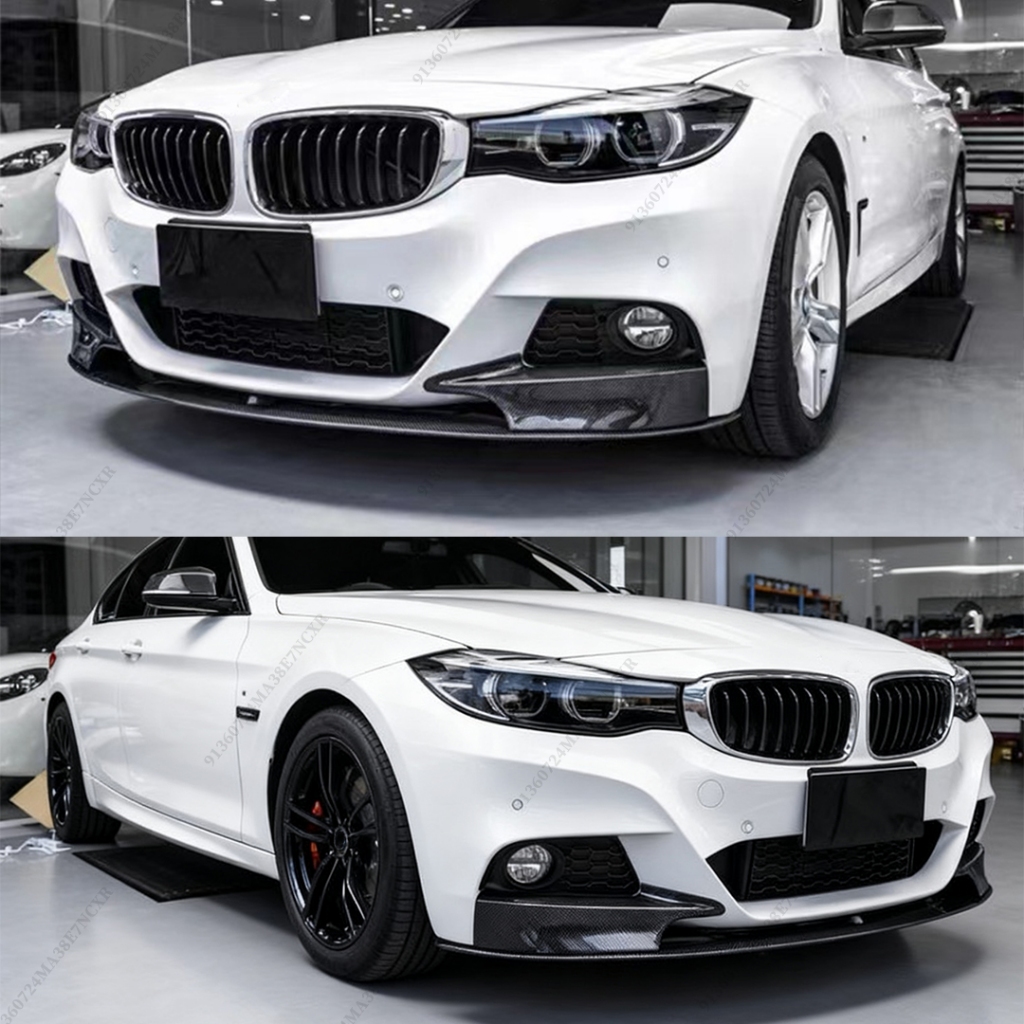 Bảo Vệ Trước Ốp Lưng Môi Chin Splitter Cho Xe BMW 3 Series GT F34 2013 2014 2015 2016 2017 2018 2019 2020 M Phiên Bản Thể Thao Air Dam Điều Chỉnh Phụ Kiện