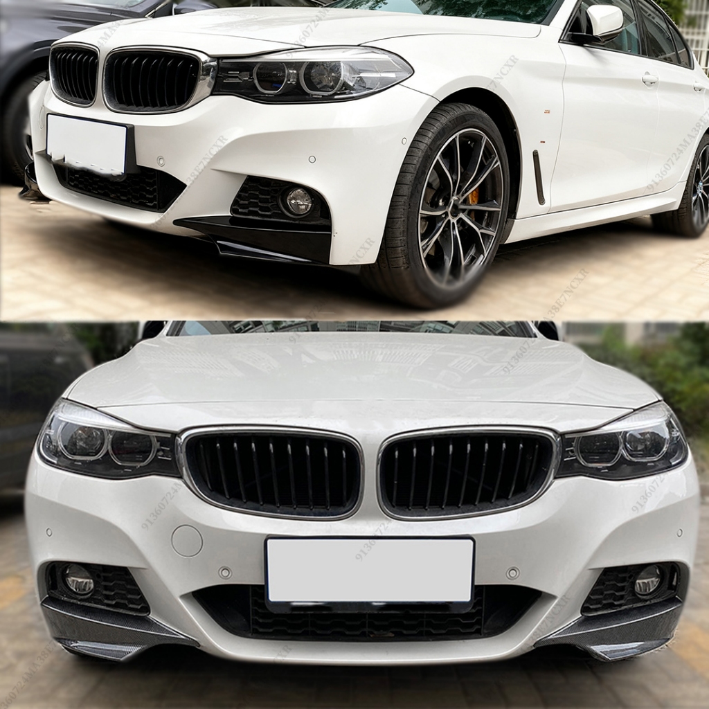 Bảo Vệ Trước Ốp Lưng Môi Chin Splitter Cho Xe BMW 3 Series GT F34 2013 2014 2015 2016 2017 2018 2019 2020 M Phiên Bản Thể Thao Air Dam Điều Chỉnh Phụ Kiện