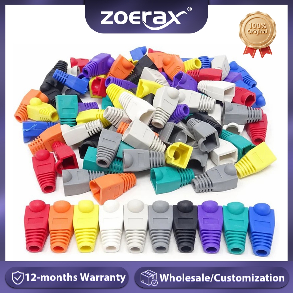 ZoeRax 100 chiếc Cat5 Cat5E Cat6 Strain Relief Boot, RJ45 Plug ...