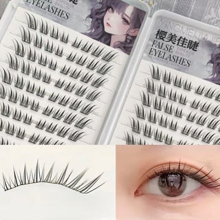 Lông mi giả Fox Eye Lông mi giả không dính keo tự nhiên để trang điểm Hanfu hàng ngày