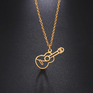 Dây chuyền mặt guitar Skyrim, phù hợp làm quà tặng sinh nhật cho cả nam và nữ
