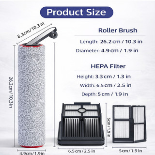 Dành Cho Dreame H12 Pro / H12 Pro Plus / H12S / H11 / H13 Con Lăn Bàn Chải & Phụ Kiện Lọc HEPA