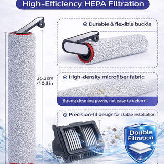 Dành Cho Dreame H12 Pro / H12 Pro Plus / H12S / H11 / H13 Con Lăn Bàn Chải & Phụ Kiện Lọc HEPA