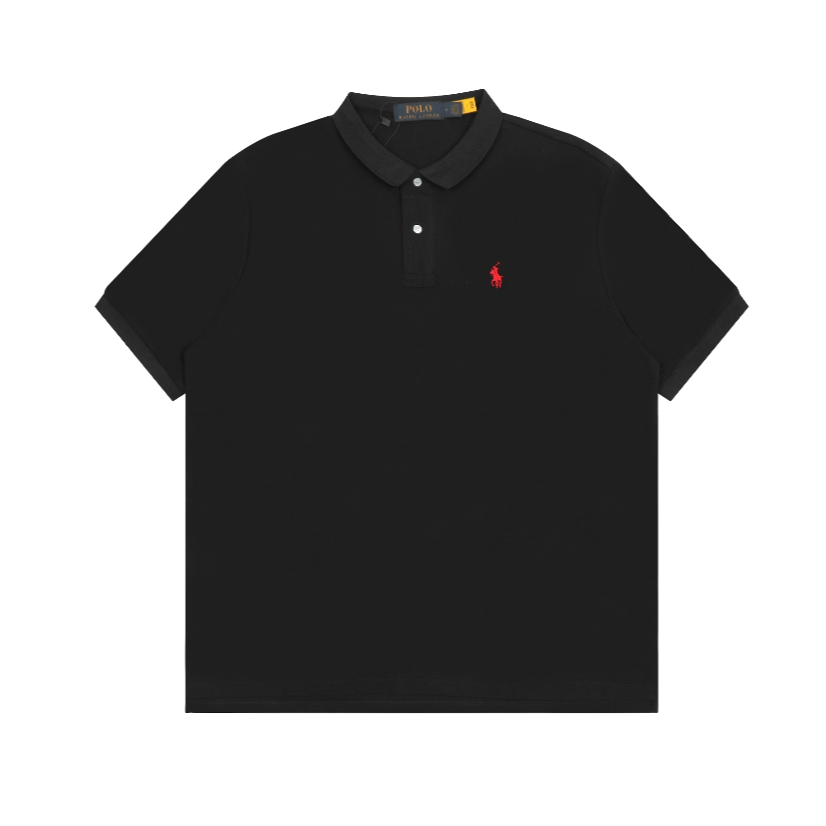 Cổ Điển Áo Polo Tay Ngắn Thêu, Phù Hợp Unisex