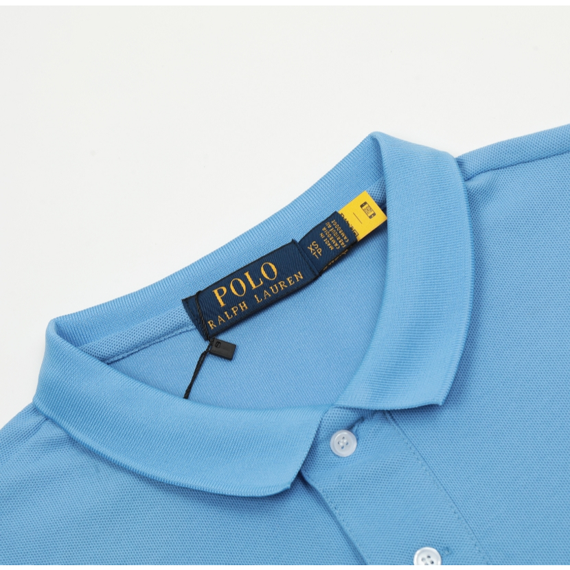Cổ Điển Áo Polo Tay Ngắn Thêu, Phù Hợp Unisex