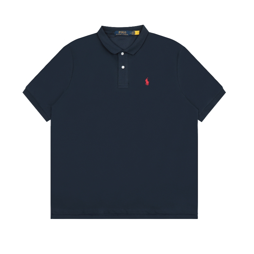 Cổ Điển Áo Polo Tay Ngắn Thêu, Phù Hợp Unisex