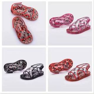 2025 Phong Cách Mới Melissa Mickey Minnie Giày Trẻ Em Giày Sandal Đi Biển Hoạt Hình