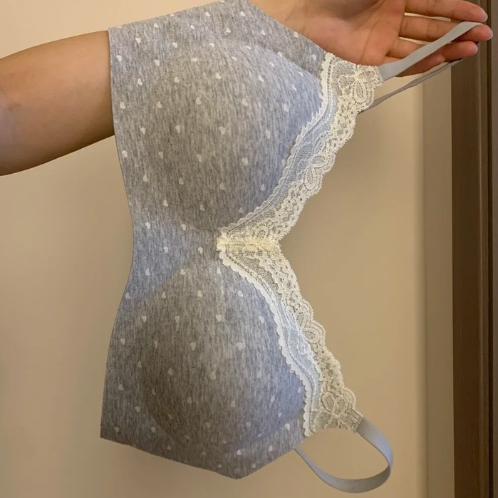 Đồ lót nữ - Áo ngực ren mỏng, thiết kế không dây phù hợp với ngực nhỏ