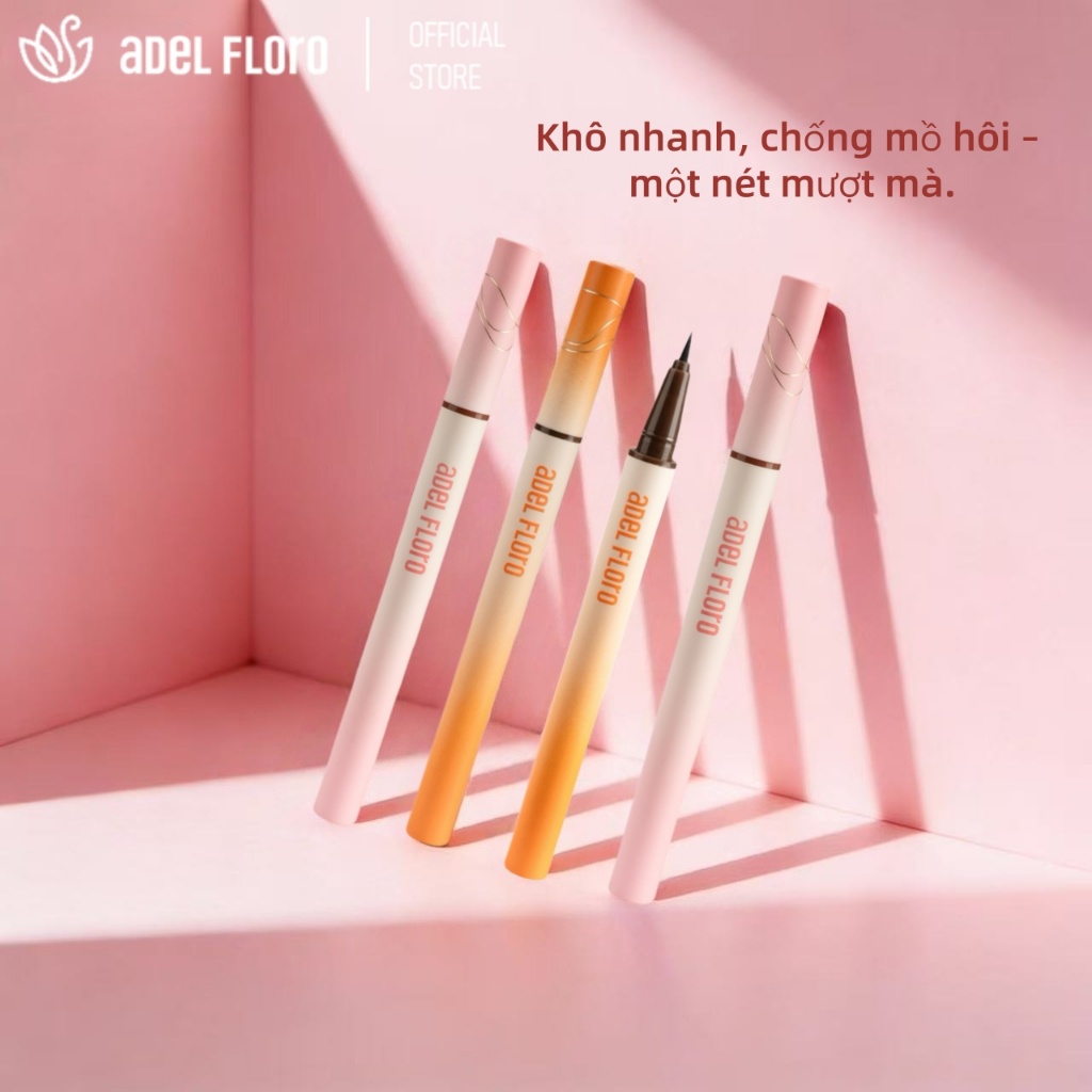 🌈 [Adel Floro] Bút kẻ mắt Gradient | Chống nhòe, chính xác và lâu trôi với vỏ chuyển màu cao cấp