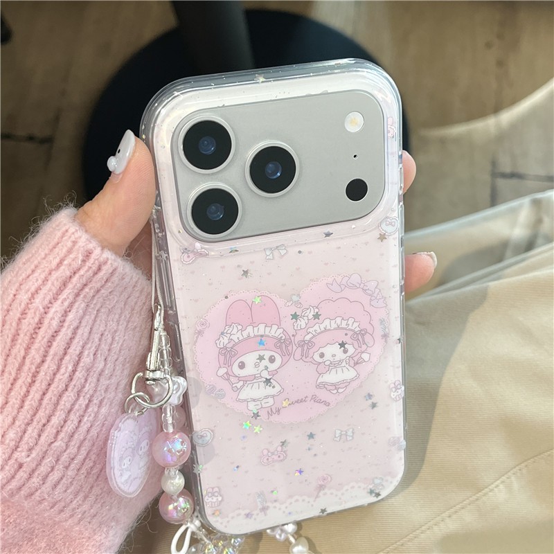 Ốp điện thoại xử lý iphone 17 pro max 16 pro max Love Lamb Melody