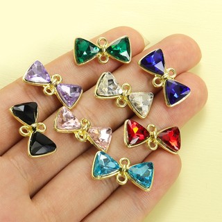Vòng cổ, vòng tay &amp; phụ kiện tóc thủy tinh kim cương giả nhiều màu sắc, nhỏ gọn, tinh tế cho DIY trang sức lấp lánh