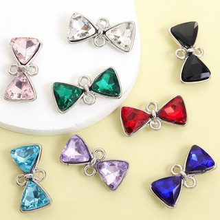 Vòng cổ, vòng tay &amp; phụ kiện tóc thủy tinh kim cương giả nhiều màu sắc, nhỏ gọn, tinh tế cho DIY trang sức lấp lánh