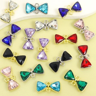 Vòng cổ, vòng tay &amp; phụ kiện tóc thủy tinh kim cương giả nhiều màu sắc, nhỏ gọn, tinh tế cho DIY trang sức lấp lánh