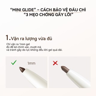 【CAM KẾT HÀNG CHÍNH HÃNG】JMCY Bút kẻ mắt Gel Chống thấm nước & Chống nhòe Ứng dụng mượt mà Mẹo chính xác cho đôi mắt được xác định quyến rũ lâu trôi với mặc cả ngày