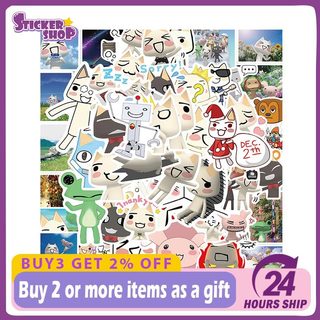 Bộ 50 Hoạt Hình Nhật Bản Toro Mèo Miếng Dán DIY Mũ Bảo Hiểm Ván Trượt Laptop Graffiti Miếng Dán Đồ Chơi Trẻ Em